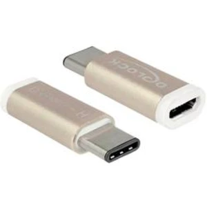 Adaptér USB 2.0 Delock [1x USB-C™ zástrčka - 1x micro USB 2.0 zásuvka B] měděná