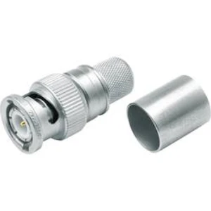 BNC zástrčka, rovná Telegärtner J01000A0060, 50 Ω, 1 ks