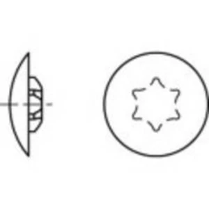 88006 plastové krytek tvaru T pro šestihranné šrouby, světle hnědá, rozměry: 20 x 12 / 4-4,5 TOOLCRAFT N/A 1000 ks
