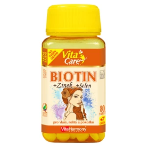 VITAHARMONY Biotin 300 µg + Selen + Zinek 87 tablet