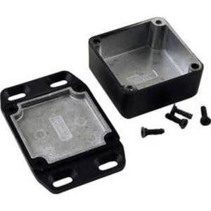 Univerzální pouzdro Hammond Electronics 1590WLLBFLBK 1590WLLBFLBK, 50 x 50 x 25 , hliník, černá, 1 ks
