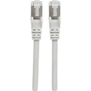 Síťový kabel RJ45 Intellinet 317245, CAT 6A, S/FTP, 5.00 m, šedá