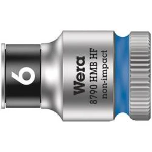 Vložka pro nástrčný klíč Wera 8790 HMB HF, 6 mm, vnější šestihran, 3/8", chrom-vanadová ocel 05003740001