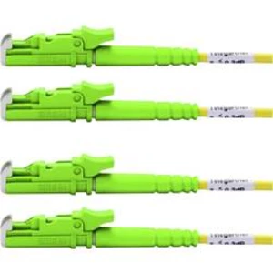 Optické vlákno kabel Telegärtner L00851A0008 [1x zástrčka E2000® - 1x zástrčka E2000®], 2.00 m, zelená
