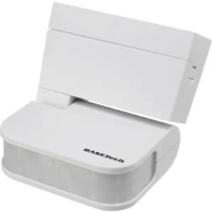 Detektor pohybu PIR Basetech 1528593, 240 °, bílá, IP44