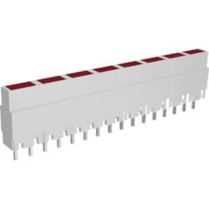 LED řádek 8nás. Signal Construct, ZALW 080, 9 mm, červená