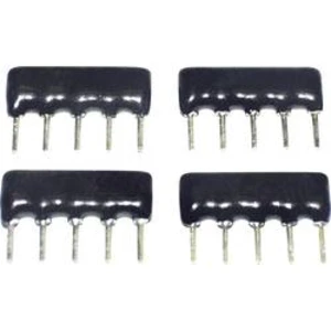 Silnovrstvý rezistor THT TANCAP SIP-A05-103G SIP-A05-103G, SIP-5, 10 KΩ, 0.125 W, 1 ks