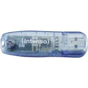 USB flash disk Intenso Rainbow Line 3502450, 4 GB, USB 2.0, modrá