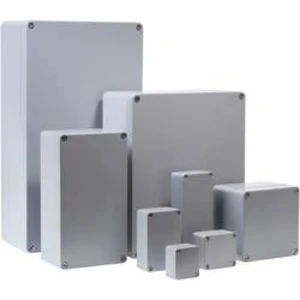Univerzální pouzdro hliníkové Bernstein AG CA-130, (d x š x v) 75 x 80 x 57 mm, stříbrná