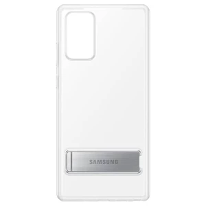 Kryt na mobil Samsung Clear Standing Cover na Galaxy Note20 (EF-JN980CTEGEU) priehľadný puzdro na mobil • zadný kryt • materiál: plast • výstuhy na oc