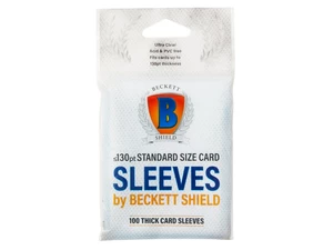 Obaly na karty Beckett Shield Standard Card Sleeves - Thick 130pt - 100 ks