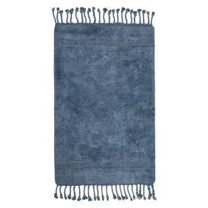 Modrá bavlnená kúpeľňová predložka Irya Home Collection Paloma, 70 x 110 cm