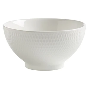 Biela porcelánová miska Maxwell & Williams Diamonds, 15 cm