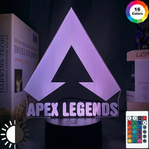 Apex Legends LOGO Night Light Led Color Changing Light for Game Room Decor Ideas Cool Event Prize Gamers Birthdays Gift