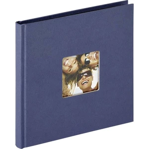 walther+ design  FA-199-L fotoalbum (š x v) 18 cm x 18 cm modrá 30 Seiten