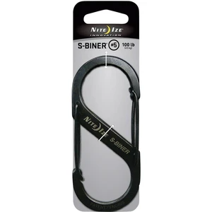 NITE Ize NI-SB5-03-01 karabína  S-Biner Gr. 5  111 mm x 49 mm  1 ks