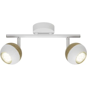 Brilliant Scan G59413/75 stropná lampa LED  GU10  6 W biela, drevo (svetlé)