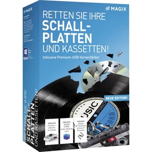 Magix Retten Sie Ihre Schallplatten & Kassetten! (2021) plná verzia, 1 licencia Windows softvér pre digitalizáciu