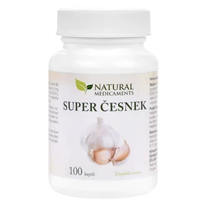 NATURAL MEDICAMENTS Super česnek 100 tablet