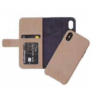 Decoded Tok Leather Detachable WalletiPhone XS/X - Naturel