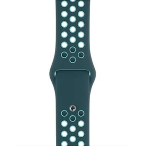 Apple Watch 44mm Midnight Turquoise/Aurora Green Nike Sport Band - Regular