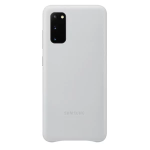 Tok Samsung Leather Cover EF-VG980LSE Samsung Galaxy S20 - G980F, Light Gray