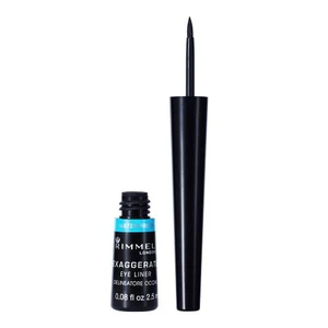 Rimmel London Exaggerate 2,5 ml oční linka pro ženy 003 Black tekuté linky