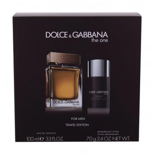 Dolce&Gabbana The One For Men dárková kazeta toaletní voda 100 ml + deostick 75 ml pro muže