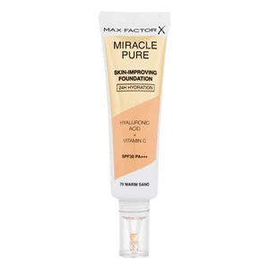 Max Factor Miracle Pure Skin-Improving Foundation SPF30 30 ml make-up pro ženy 70 Warm Sand na všechny typy pleti