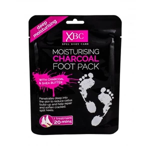 Xpel Body Care Charcoal Foot Pack 1 ks maska na nohy pro ženy