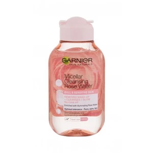 Garnier Skin Naturals Micellar Cleansing Rose Water 100 ml micelární voda na všechny typy pleti; na citlivou a podrážděnou pleť; na rozjasnění pleti
