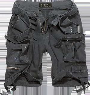 Kraťasy Savage Vintage Brandit® – Černá (Barva: Černá, Velikost: XL)