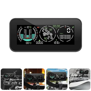 F3 HUD 0-5BAR TPMS Monitor Tire Pressure Monitoring GPS MX10 Waterproof Gradienter Escort Instrument for Motorcycle