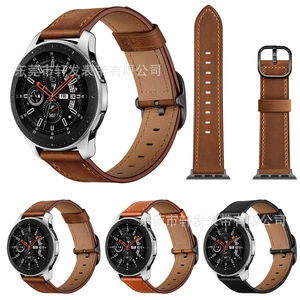 Bakeey 22mm First Layer Genuine Leather Replacement Strap Smart Watch Band for Samsung Galaxy Watch 46MM