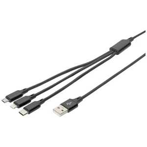 Digitus #####USB-Ladekabel  #####Apple Lightning Stecker , #####USB-A Stecker, #####USB-C™ Stecker, #####USB-Micro-B Ste