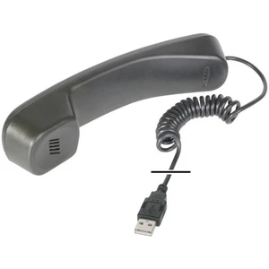 USB šnúrové telefónne slúchadlo Digitus Skype DA-70772
