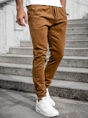 Pantaloni joggers camel Bolf 707