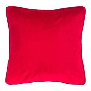 Červený vankúš Tiseco Home Studio Velvety, 45 x 45 cm