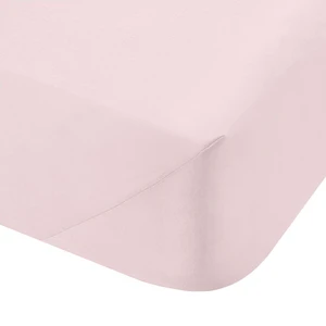 Ružová bavlnená plachta Bianca Blush, 135 x 190 cm