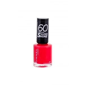 Rimmel London 60 Seconds Super Shine 8 ml lak na nechty pre ženy 430 Coralicious