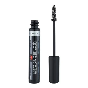 Rimmel London Extra Super Lash 8 ml riasenka pre ženy 101 Black predlžujúca riasenka