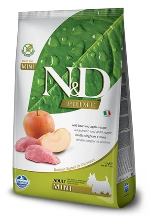 N&amp;D dog PRIME ADULT MINI boar/apple - 7kg