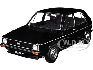 1983 Volkswagen Golf L Black 1/18 Diecast Model Car by Solido