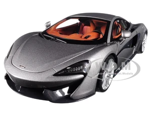 Mclaren 570S Blade Silver 1/18 Model Car by Autoart