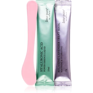 âme pure Jelly Glow Rubber Mask™ Lavender slupovací gelová maska se zklidňujícím účinkem 25 ml + 15 g