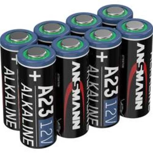 Speciální typ baterie 23 A alkalicko-manganová, Ansmann A23, 12 V, 8 ks