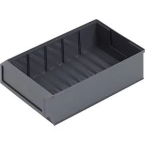 Tmavě šedý skladovací box 300 x 183 x 81 mm Alutec 66028, (d x š x v) 300 x 183 x 81 mm, tmavě šedá