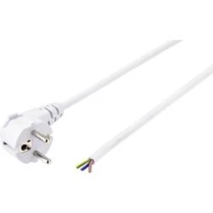 Síťový kabel s napájecí zásuvkou Basetech BT-2336885, 3.00 m, bílá