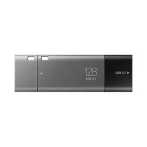 USB flash disk Samsung DUO Plus, 128 GB, USB-C™, USB 3.2 Gen 2 (USB 3.1), černá