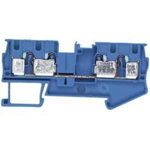 Průchodková svorka zásuvná svorka Siemens 8WH60040AG01, modrá, 50 ks